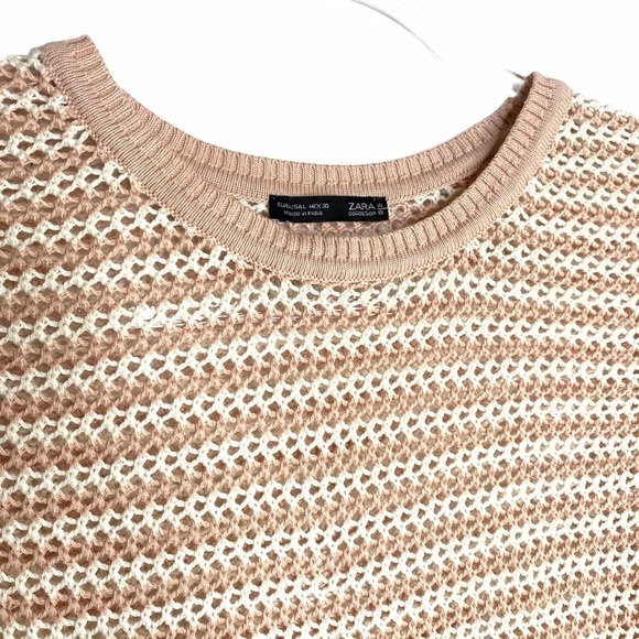 Zara Knit Blush & Cream stripes - Picture 5 of 11